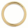 thumbnail image 2 of Sterling Silver Stackable Expressions Gold-plated Cable Ring Size 5, 2 of 3