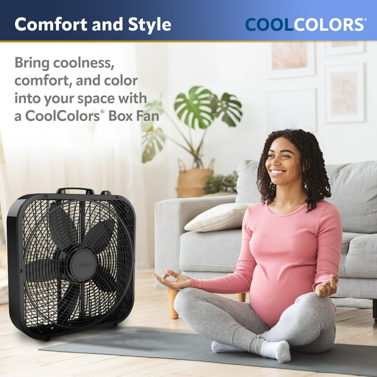 Lasko 20-inch 3- Speed Weather-Shield Performance Box Fan