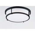 thumbnail image 4 of 2 Light Flush Mount-Black Finish Maxim Lighting 10272Wtbk, 4 of 5