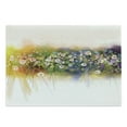 thumbnail image 1 of Flower Cutting Board, Vogue Display Wisteria Violets Wreath Fragrant Plants Herbs Spring Season, Decorative Tempered Glass Cutting and Serving Board, Large Size, Multicolor, by Ambesonne, 1 of 1
