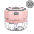 thumbnail image 1 of Wosthever Mini picadora de ajo eléctrica 100, máquina trituradora de jengibre con carga USB, trituradora de vegetales de Chile resistente y duradera, Cocina y Comedor Rosado Wosthever HA001023-02B, 1 of 6