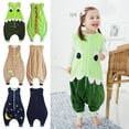 thumbnail image 2 of Saco de dormir unisex con patas y sin mangas para niñas y niños, manta cálida para la noche con patas, 2 of 8