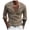 AB890 Khaki, variant on Tisuna Long Sleeve T-Shirts For Men Soft Henley Neck Tops Men Striped Tshirts For Sport Workout Size L