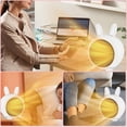 thumbnail image 4 of TFixol Compact 800W Portable Space Heater with Rabbit Design, Overheat & Tip-Over Protection, Ideal for Home, Office, Kitchen, White, US Standard, 4 of 6