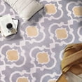 thumbnail image 2 of Porch & Den  Touro Trellis Area Rug Gray/Yellow 7'10" x 10'2" 8' x 10', 7' x 9' Indoor Living Room, Bedroom, Dining Room Ivory, Grey Rectangle, 2 of 5