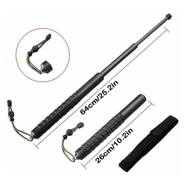 Palo oscilante Flexible, herramientas antideslizantes de autoprotección, bastones de senderismo plegables, suministros para exteriores