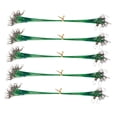 thumbnail image 3 of 50 Paquetes De Líderes De Ambre Recubiertos De Nylon De Resistencia Y Giratorios Y Broches Verde 15cm DYNWAVEMX Líder de pesca de acero inoxidable, 3 of 7