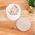 thumbnail image 5 of Weddingstar 4727-08 Round Wooden Keepsake Box with Lid, 5 of 5