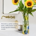 thumbnail image 4 of Polka Dots Pattern Plastic Vase 11.8'' x 3.9'' Transparent Non Breakable Decorative for Family, 4 of 6