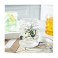 thumbnail image 2 of 4pack Glasses Cute Ripple Retro Water Glass With Straw Ribbed Glassware Kitchen Coffee Juice Set, 2 of 5
