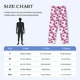 thumbnail image 6 of Kdxio Orchids Flowers Print Men's Sleep Pajama Pant Lounge Pants with Pockets, 6 of 8