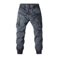 thumbnail image 4 of Luiryar Cargo Pants for Men Cotton Joggers Casual Slim Fit Tactical Pants with Multi Pockets, 4 of 7