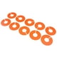 thumbnail image 1 of Paquete de 10 separadores de tamaño de perchero para ropa, perchas redondas para armario, accesorios divisores naranja Zulema Separadores del tamaño de la rejilla de la ropa, 1 of 8