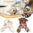 thumbnail image 2 of GHYJPAJK Puppy Dog Velvet Pajamas Pullover Plush Jumpsuit Pet Clothes Cute Cartoon, 2 of 8