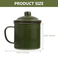 thumbnail image 3 of 2 piezas Cuerpo de agua de esmalte Tazas de café Copa de jugo para la tapa al aire libre de campamento, 3 of 8