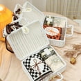 thumbnail image 4 of Woven Gift Basket Storage Baskets Imitation Rattan Portable Rustic Wedding Bridesmaid Gifts Boxes, 4 of 8