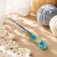 thumbnail image 4 of Resin Crochet Hook Set, Floral Inlaid Ergonomic , Polished Metal Tips, for Knitting and Crocheting, Ideal for Art Crafters, 4 of 7
