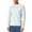 White, variant on Hrsba Men's Fall Winter Long Sleeve Round Neck Blouses & Shirts, Men's Long Sleeve Crew Neck T Shirt Casual Fashion Solid Color Raglan Knitted Rib Fall Tops For Men