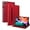 Red, variant on Retro Luxury Comfortable Leather Tablet Case with Holder Card Slot for iPad Air 1 2 3 4 5 Pro 11 12.9 inch Multi-Angle Viewing Stand Shockproof Shell(Red,Pro 12.9 2020)