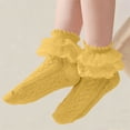 thumbnail image 2 of hengsof Girls Spring Summer Lace Socks, Fashionable Cotton Solid Color Princess Socks, Children's Comfortable Socks, 2 of 7