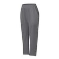 thumbnail image 3 of WILLBEST Pantalones Largos Casuales de Lino para Mujer con Cintura Elástica y Botones: Cómodos, elegantes y Versátiles para Cualquier Ocasión. Extra Grande, 3 of 3