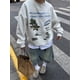 thumbnail image 3 of 2024 Nuevo en Y2K Sudadera gris vintage para hombre Sudadera holgada con cuello redondo de otoño Sudadera con capucha High Street Sudaredaras Hombre, 3 of 5