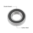 thumbnail image 2 of Uxcell Deep Groove Ball Bearing Metric Double Seal High Carbon Steel Z2 12mmx24mmx6mm, 2 of 4