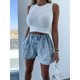 thumbnail image 5 of NOVEDAD DE VERANO 2023, pantalones vaqueros de línea A exquisitos con diamantes de imitación hechos a mano con cuentas, pantalones cortos de pierna ancha holgados a la moda para mujer, 5 of 5
