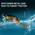 thumbnail image 3 of Plástico Multi Articulado 12.5cm 21.5g Señuelos Wobbler artificial Pesca Cebo duro Hugtrwg Para estrenar, 3 of 7