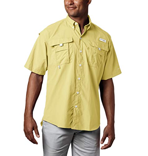Columbia Men's PFG Bahama II Short Sleeve Shirt, Sunlit, Small - image 1 of 2