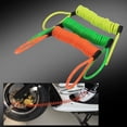 thumbnail image 4 of Disc Lock Cable, Motorcycle Bike Alarm Disc Lock Antitheft Security Spring Reminder Coil Cable(Yellow), 4 of 8
