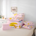 thumbnail image 5 of Feelyou Cartoon Unicorn Kids Bedding Comforter Set 7 Pieces, Cute Planet Stars Full Bedding Set, Rainbow Cloud Galaxy Reversible Fitted Sheet Flat Sheet, Ultra Soft Bedroom Decor, 5 of 7