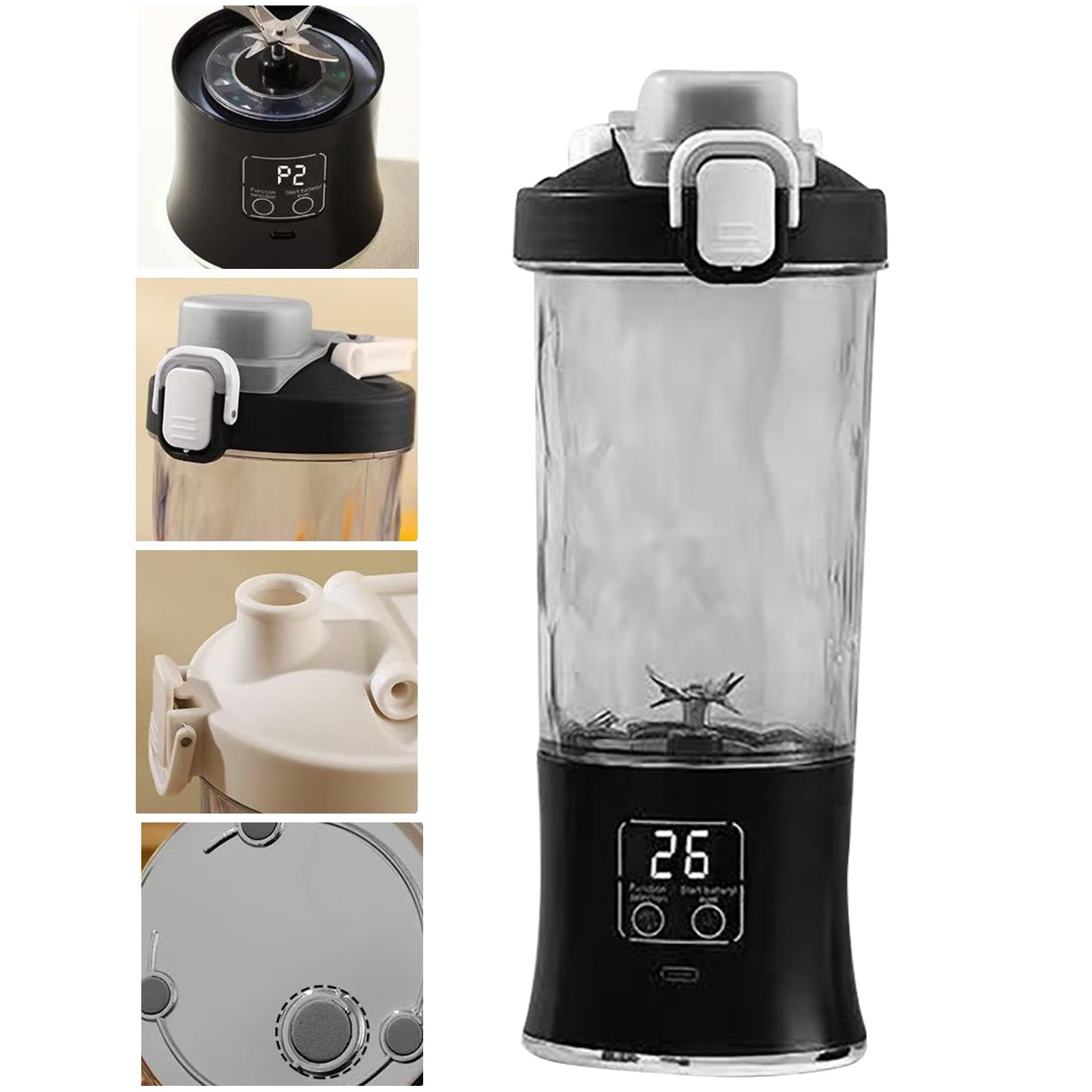 Msgweeeg Cold Press Juicer Machines Cold Press Juicer Juicer Ice Portable Juicing Cup Fruit Charging Juicer Household Mixing Cup