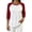 Red, variant on MaFYtyTPR Women Raglan Long Sleeve Crew Neck T-Shirt Color Block Loose Casual Basic Tee for Spring Fall Daily Wear Black L