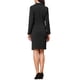 thumbnail image 3 of CONJUNTO DE TRAJE INSPIRADOR DE 2 PIEZAS PARA MUJERES, CON MANGA LARGA, SOLAPA EN V, TRAJE FORMAL CON FALDA, TAMAÑO XS, NEGRO, 3 of 6