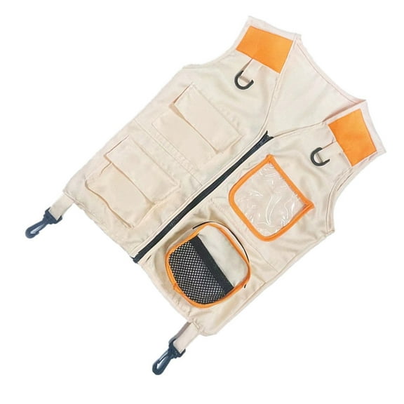 Outdoor Adventure Vest Top for Kid Girls Boy Explorers Vest Fishing Suit Adventure Costume Stage Performances Vest