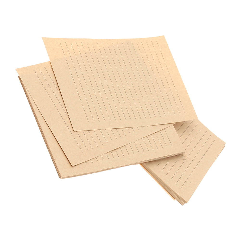 FRCOLOR  150 Sheets Blank Kraft Paper Calligraphy Papers Stationery Writing Student