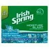 Irish Spring Moisture Blast Deodorant Bar Soap with Hydrobeads, 2 x 3.75 oz, 3 Pack