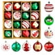 thumbnail image 1 of Electroplated Plastic Painted Christmas Pendant Christmas Tree Decoration Gifts, 1 of 5