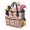 Mushroom and Toadstool Pink Pattern-1, variant on Mushroom and Toadstool White Pattern Garden Tool Bag, Garden Supply Caddy with Multi Pockets & Large Capacity, Waterproof Gifts for Outdoor Yard Gardening