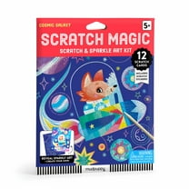Cosmic Galaxy Scratch and Sparkle Art Activity Kit (Hardcover)