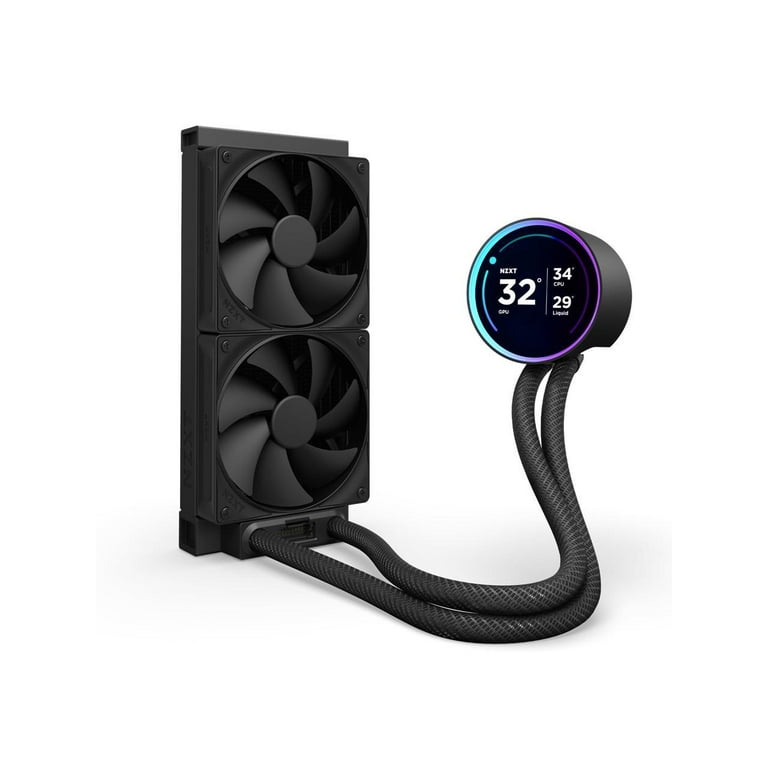 NZXT KRAKEN ELITE 240 ブラック NZXT Kraken Elite 240mm All-in-One Liquid CPU Cooler with LCD