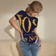 thumbnail image 3 of Balery 2025 Happy New Year 3 Body de cuello redondo de manga corta para mujer Tops de manga corta Tops básicos-Medium, 3 of 7