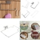 thumbnail image 3 of Colgador de toals de papel tisú para puerta de baño de cocina de acero inoxidable duradero 1 Baoblaze Gancho para colgar en la puerta, 3 of 8