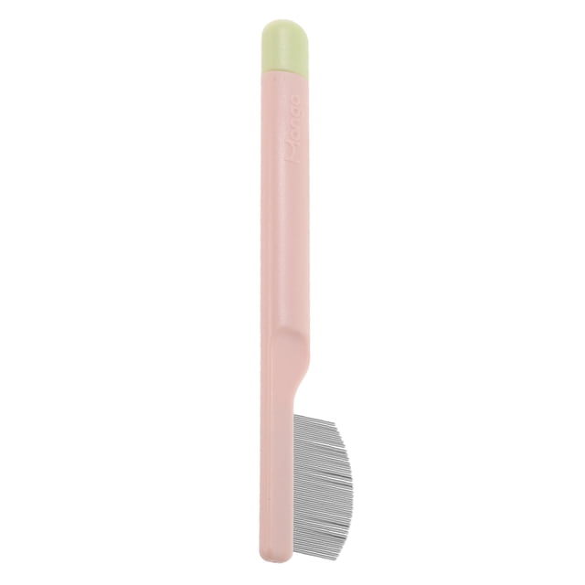 BRIGHTFUFU Peine Facial Para Mascotas De Inoxidable Color Rosa Para Eliminar En Ojos Y Cuidado Delicado