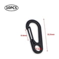 thumbnail image 5 of vlrwzc 10Pcs Mini Carabiner Clips Tiny Alloy Spring Snap Hook Keychain Clasps EDC Small Hanging Buckle For Backpack Camping Bottle, 5 of 6