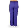 thumbnail image 2 of Ultra Soft Medical Nurse Uniform Womens Junior Fit Cargo Pocket Scrub Pant, 36169 36172-XX-Small (Purple), 2 of 3