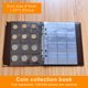 thumbnail image 5 of Injueey Almacenamiento de monedas de 4x4cm, bolsillos para libros, álbum de colección, carpeta portátil, soporte para dinero, Almacenamiento y organización del hogar 20 páginas 240 bolsillos, 5 of 6