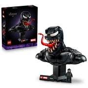 LEGO Marvel Venom Bust - Collectible Building Set for Adults, Ages 18+ - Home Office, Desk or Book Shelf Decor - With Venom Minifigure - Gift for Men & Women - 76356
