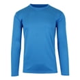 thumbnail image 2 of Men's Moisture Wicking Long Sleeve Performance Crew Neck Tagless Tee (Sizes, S-2XL), 2 of 6